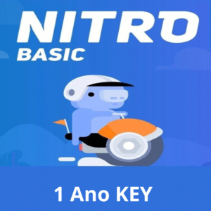 Assinatura básica DISCORD Nitro de 1 ano(KEY)