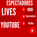 👨‍👩‍👧‍👦 1000 Espectadores na Live ⏭ de 60 Minutos - Youtube