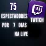 75 Espectadores Por 7  Dias  Twitch