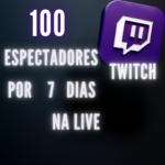 100 Espectadores Por 7 Dias  Twitch
