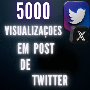 5000 Visualizaçoes Post De TWITTER