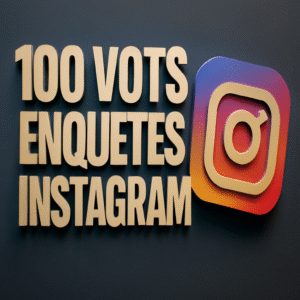 100 Votos Enquestes  INSTAGRAM
