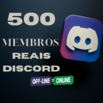 500 Membros Discord Reais