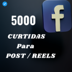 5000 Curtidas Mundiais Post ou Reels