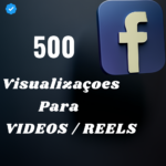 500 Visualizaçoes Videos e Reels