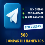 500 Compartillhamentos Falsos