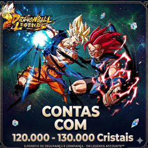 Conta💎120.000-130.000 Cristais | 4-10 LF- [Android] Dragon Ball Legends