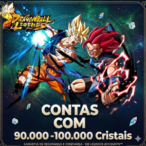 Conta💎90000-100000 Cristais | 1-4 LF- [Android] Dragon Ball Legends