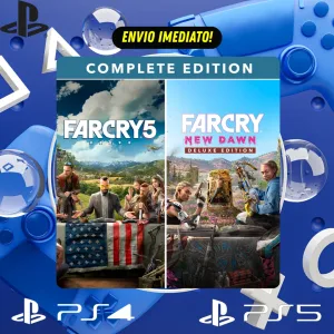 Far Cry 5 + Dawn Deluxe Edition Complete Edition PS4/PS5