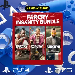 FAR CRY PACOTE INSANIDADE PS4/PS5