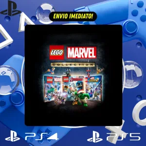 COLEÇÃO LEGO MARVE 3X1 PS4/PS5