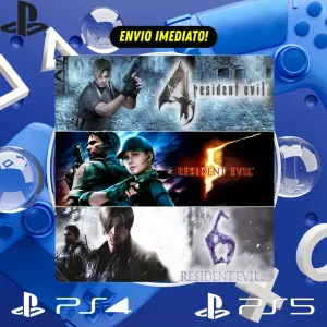 RESIDENT EVIL 4+5+6 REMASTER PS4/PS5