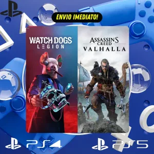 Bundle Assassin’s Creed Valhalla + Watch Dogs: Legion PS4/PS5