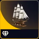 x1 Leviathan's Crown Ship Model