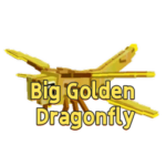 Big Golden Dragonfly