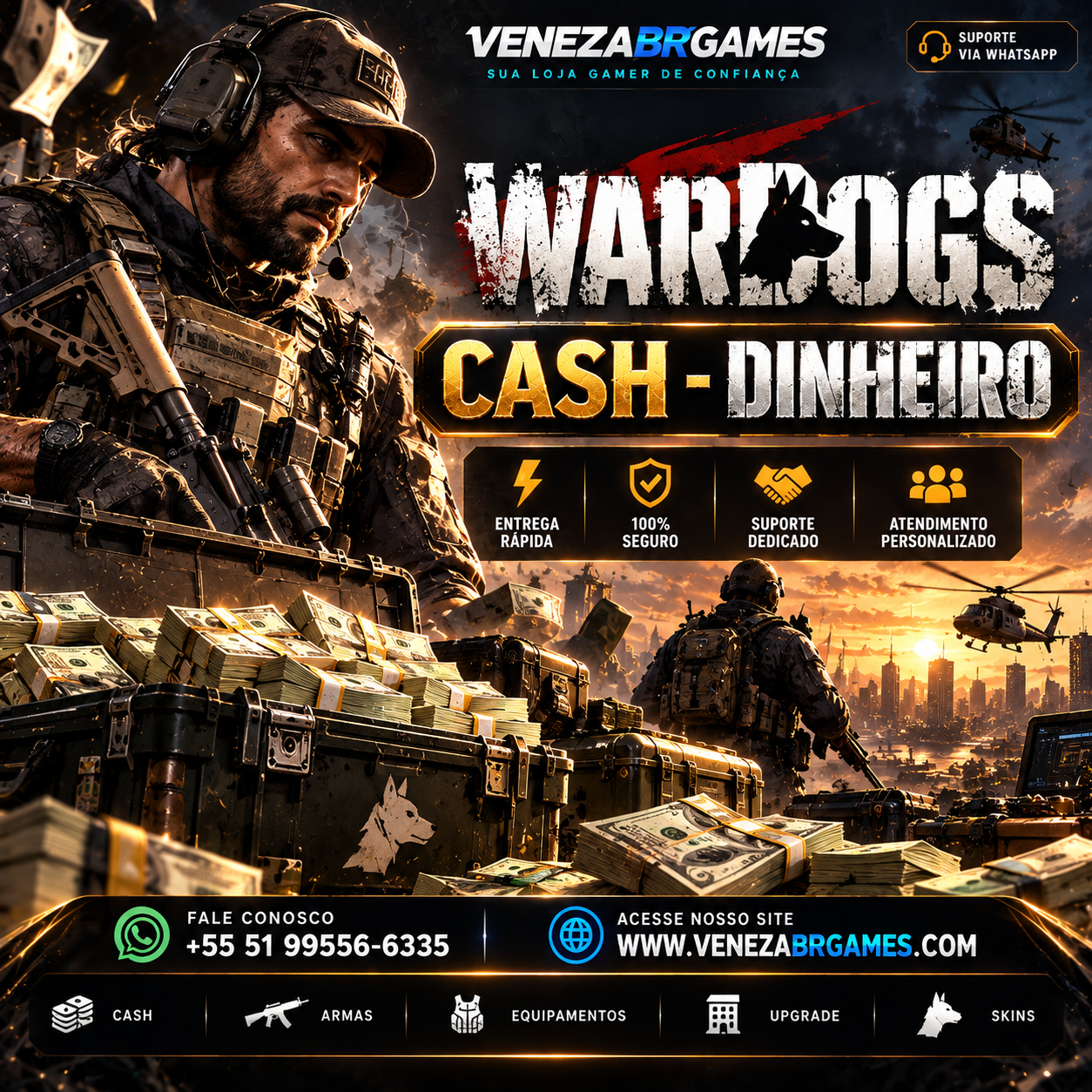 f34e7a36-1eb0-4943-80ba-0bdebcf40378 5M (5,000,000) CASH - DINHEIRO - WARDOGS - Imagem 1